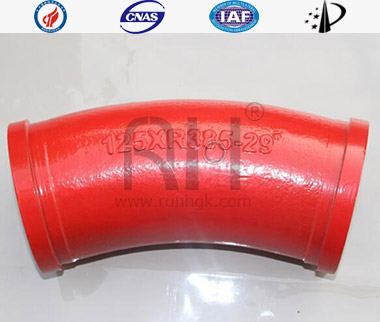 Concrete Boom Pump Wear Resistant Bend Pipe Monometallic Cast16
