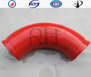 Concrete Boom Pump Wear Resistant Bend Pipe Monometallic Cast4