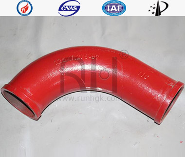 Concrete Boom Pump Wear Resistant Bend Pipe Monometallic Cast39