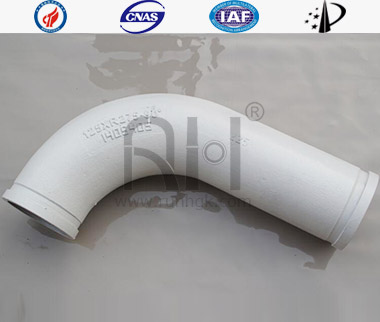 Concrete Boom Pump Wear Resistant Bend Pipe Monometallic Cast40