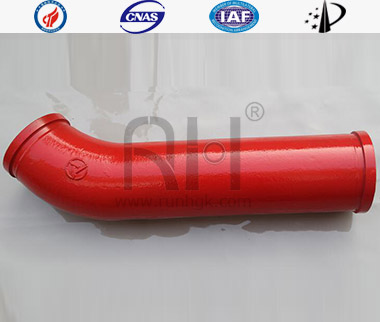 Concrete Boom Pump Wear Resistant Bend Pipe Monometallic Cast44