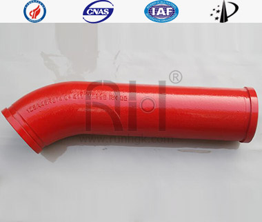 Concrete Boom Pump Wear Resistant Bend Pipe Monometallic Cast45