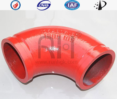 Concrete Boom Pump Wear Resistant Bend Pipe Monometallic Cast7