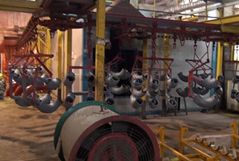 The Cast Bend Pipe Production Equipment