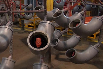 The Cast Bend Pipe Production Equipment