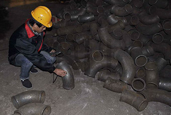 The Cast Bend Pipe Production Equipment