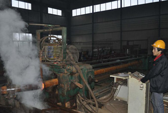 Stationary Concrete Pump Bend Pipe Production Equipment