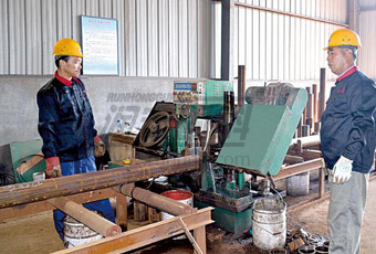 The wear resistant pipe production equipment