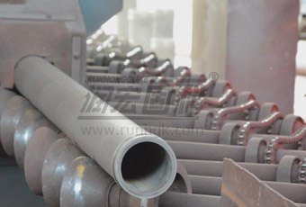 The wear resistant pipe production equipment