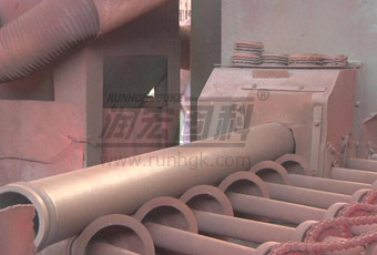 The wear resistant pipe production equipment